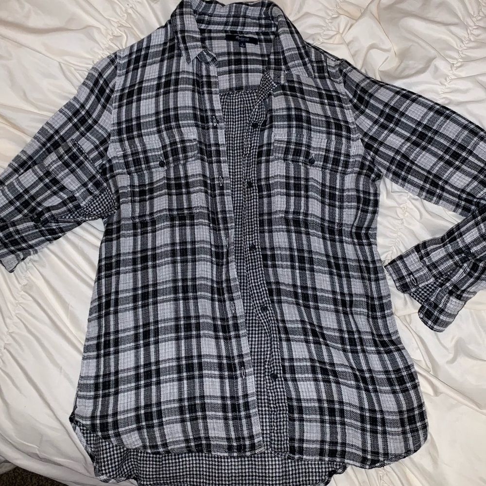 Madewell Ex Boyfriend Kemp Plaid Button Down - Picture 3 of 8